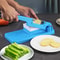 Frozen Meat & Vegetable Slicer Machine Manual Beef Roll Cutter for Kitchen Prep