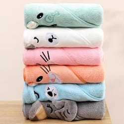 softwrap baby bath towel & newborn swaddle blanket