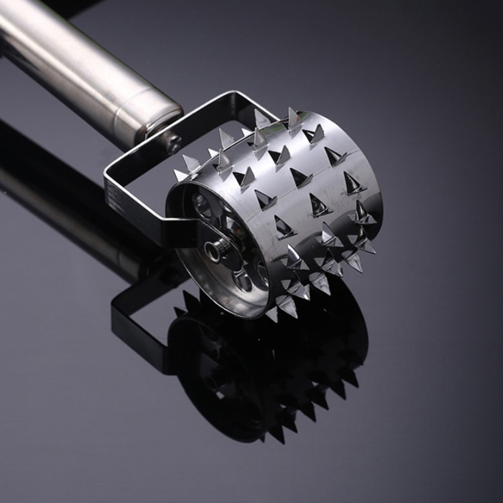 Stainless Steel Meat Tenderizer Roller For Juicy Steaks And Faster Cooking 2