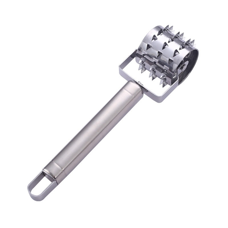 Stainless Steel Meat Tenderizer Roller For Juicy Steaks And Faster Cooking 5