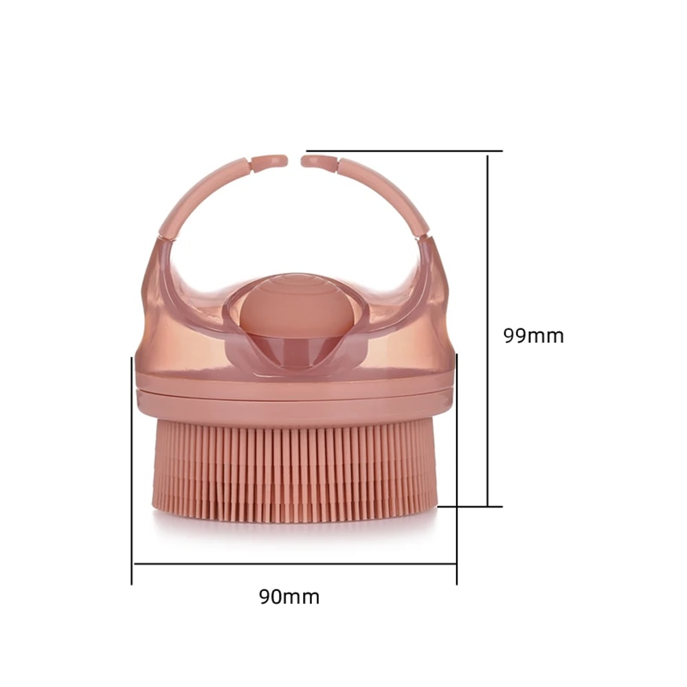 Silicone Body Scrubber Brush with Soap Dispenser for Deep Cleansing & Gentle Massage