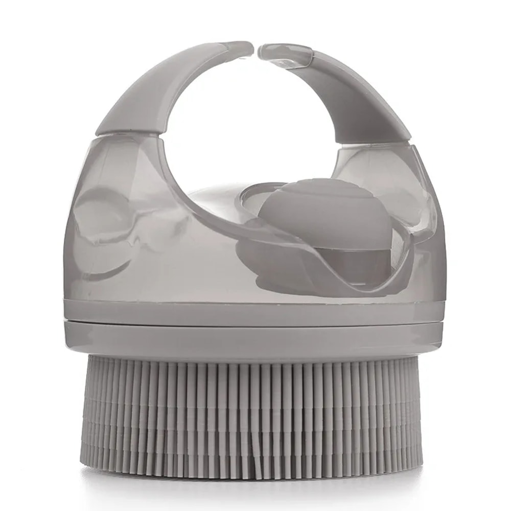 Silicone Body Scrubber Brush with Soap Dispenser for Deep Cleansing & Gentle Massage