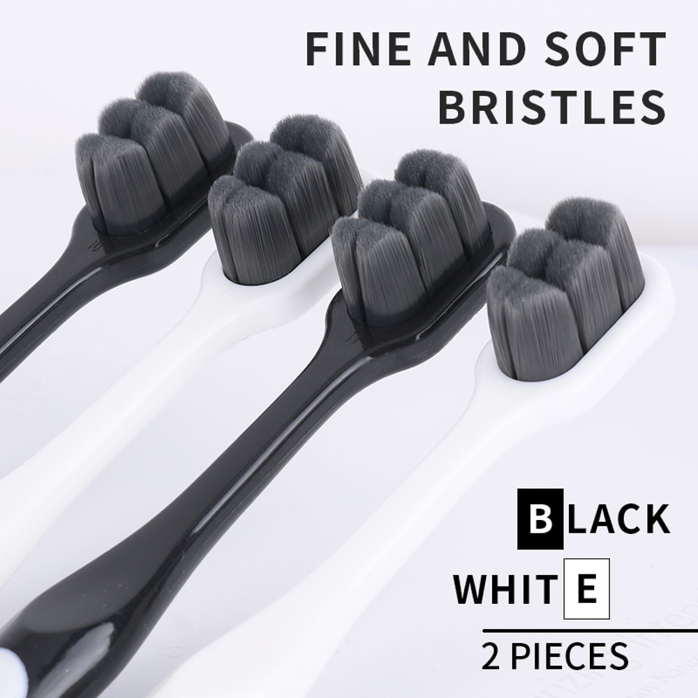 Ultra Soft Sensitive Gum Toothbrush with Small Head for Gentle Daily Cleaning