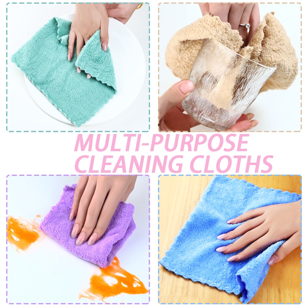 Ultra Soft Quick Dry Washcloths Set Absorbent Compact Bathroom Towels For Daily Use 3