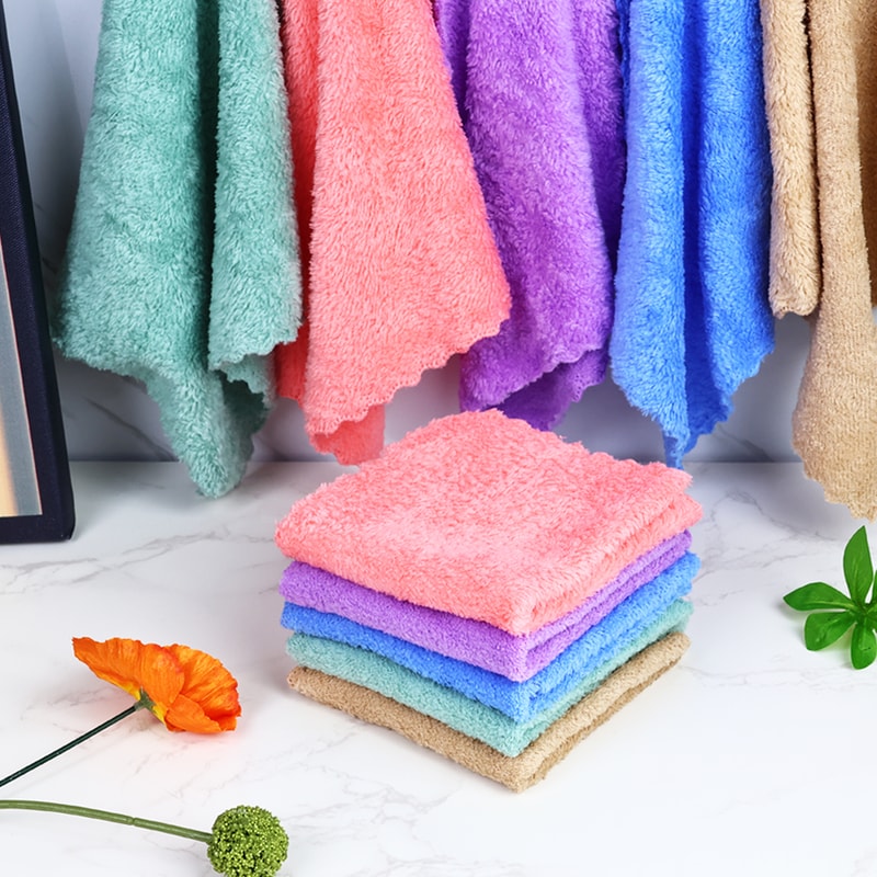 Ultra Soft Quick Dry Washcloths Set Absorbent Compact Bathroom Towels For Daily Use 4