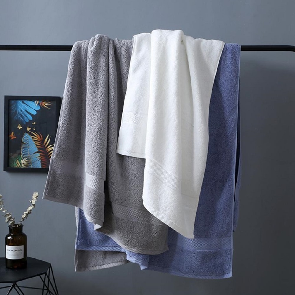 Luxury Cotton Bath Towel Soft Absorbent Spa Towel for Home, Beach & Hotel Use
