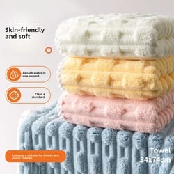 bamboo velour quick dry bath towel wrap for adults & kids