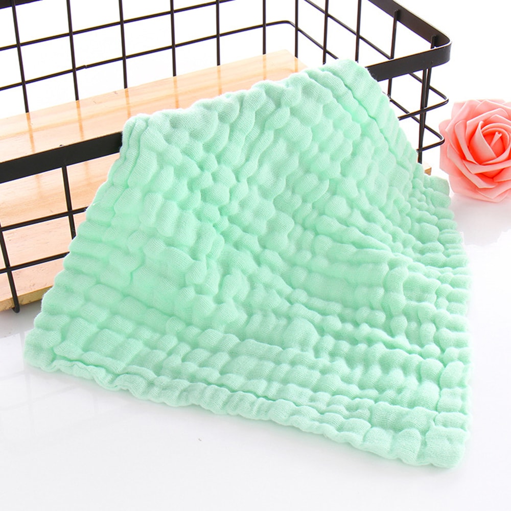 PureCotton Muslin Face Towels Set Soft Absorbent Baby Washcloths For Makeup Hands Daily Care 6