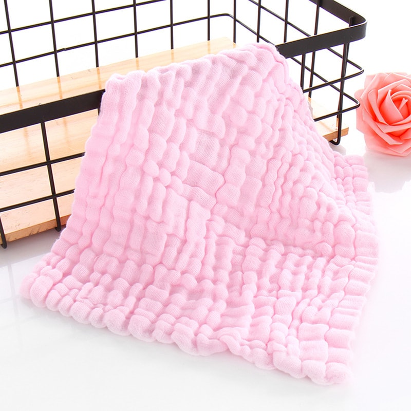 PureCotton Muslin Face Towels Set Soft Absorbent Baby Washcloths For Makeup Hands Daily Care 8