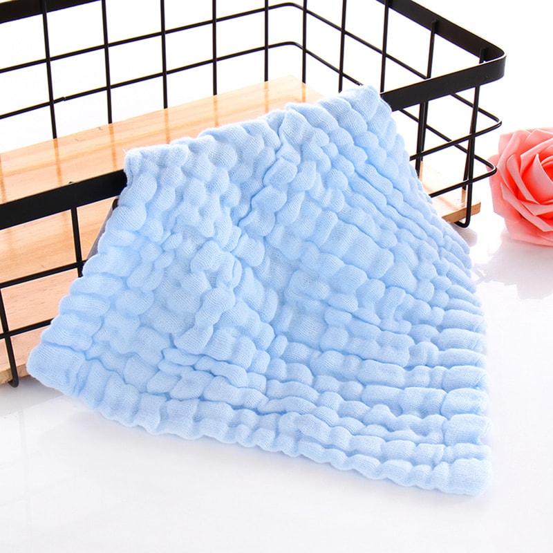 PureCotton Muslin Face Towels Set Soft Absorbent Baby Washcloths For Makeup Hands Daily Care 10