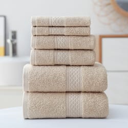 luxury cotton towel set ultra soft & highly absorbent bathroom essentials