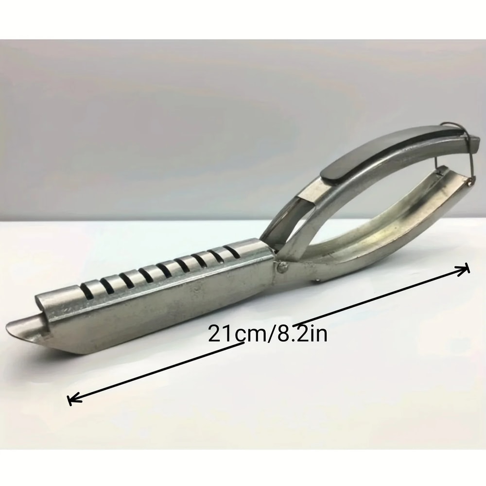 Pro BBQ Rib Membrane Remover Stainless Steel Rib Skinner Tool with Ergonomic Grip