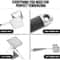 Premium Meat Tenderizer Hammer with Non-Slip Grip for Juicy Steaks and Easy Meal Prep