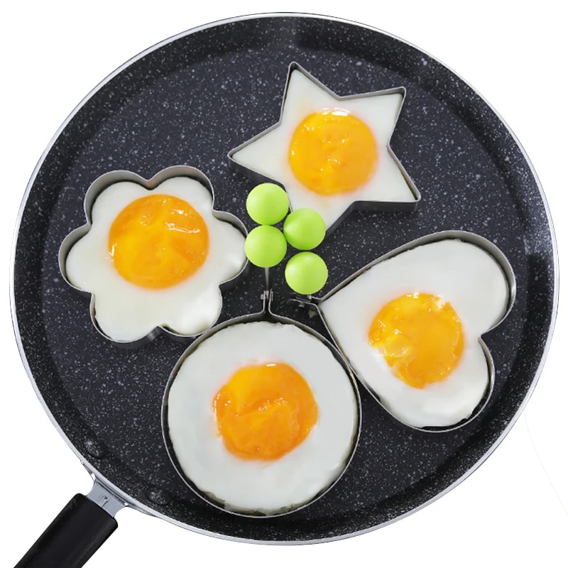 Stainless Steel Egg Ring Mold For Perfect Pancakes And Fried Eggs 2