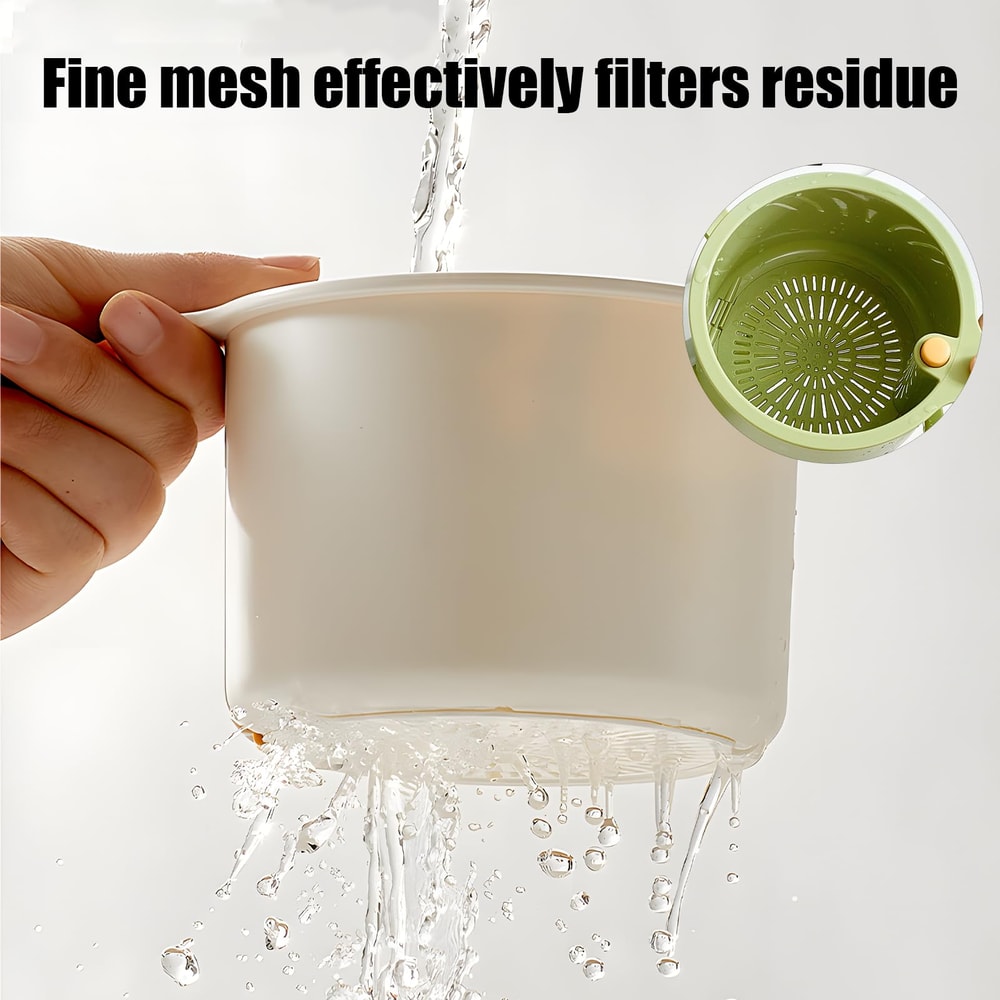 AutoDump Kitchen Sink Strainer Basket for Faucet Hanging Food Waste Drain Filter