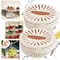FreshKeep Foldable Vegetable Washing Basket & Fridge Storage Drain Container