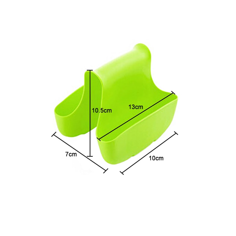 Silicone Sink Caddy Organizer for Sponge Storage and Kitchen Sink Accessories