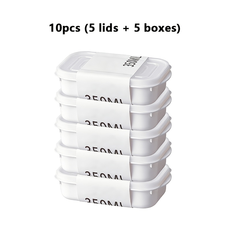 FreshLock Reusable Food Storage Containers Set With Lids Stackable Bento Boxes For Freezer Meal Pr 4