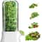 FreshLock Herb Keeper For Refrigerator With Water Reservoir For Cilantro Basil Mint Parsley 0