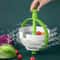 FreshSpin Rotating Salad Spinner And Vegetable Washing Basket With Drainage Storage 2