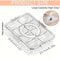 FreshSpin Snackle Box Divided Serving Tray With Lid And Handle 2