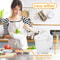 Smart Drain Rice Washer Bowl with Handle and Fine Strainer for Grains, Fruits and Pasta