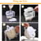 Smart Drain Rice Washer Bowl with Handle and Fine Strainer for Grains, Fruits and Pasta