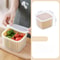 FreshLock Onion Ginger Garlic Keeper with Drain Basket Food Storage Box