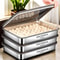 FreshLock Stainless Steel Food Storage Tray With Lid For Dumplings BBQ Picnic Serving 0