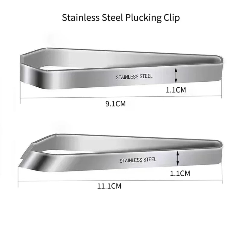 Precision Stainless Steel Fish Bone Tweezers for Easy Seafood Prep