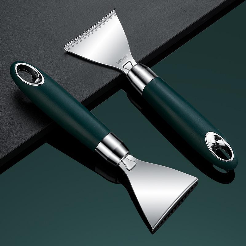 Stainless Steel Fish Scale Scraper with Non Slip Handle for Fast Kitchen Prep