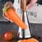 Rustic Stainless Steel Cone Grater with Wooden Handle for Cheese, Potatoes & Vegetables