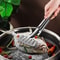Stainless Steel Fish Grilling Steak Frying Tongs For BBQ And Kitchen Cooking 2