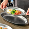 Premium Stainless Steel Fish Plate Oval Serving Tray for Steaming, Sushi, Desserts & Family Dining