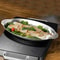 Premium Stainless Steel Fish Plate Oval Serving Tray for Steaming, Sushi, Desserts & Family Dining