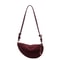 Luna Faux Suede Dumpling Shoulder Bag for Women