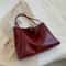 Vintage Soft Leather Tote Bag For Women Large Capacity Korean Style Shoulder Bucket Handbag 5