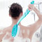 Gentle Exfoliating Back Bath Brush With Long Handle For Deep Skin Cleansing Massage 0