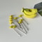 Banana Shape Dessert Fork Set Cute Stainless Steel Fruit Forks For Snacks Cakes 2