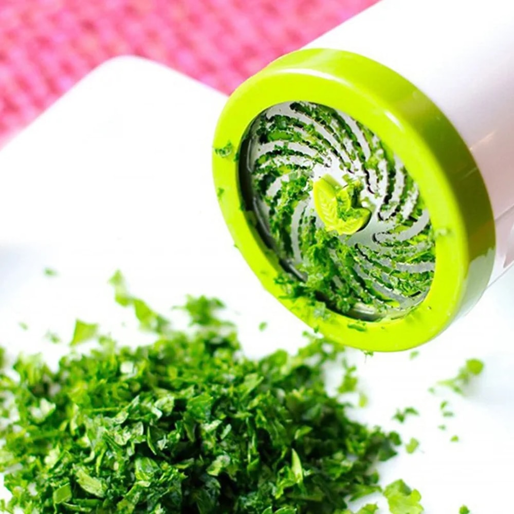 FreshCut Manual Herb Grinder and Vegetable Chopper for Herbs, Spices, and Greens
