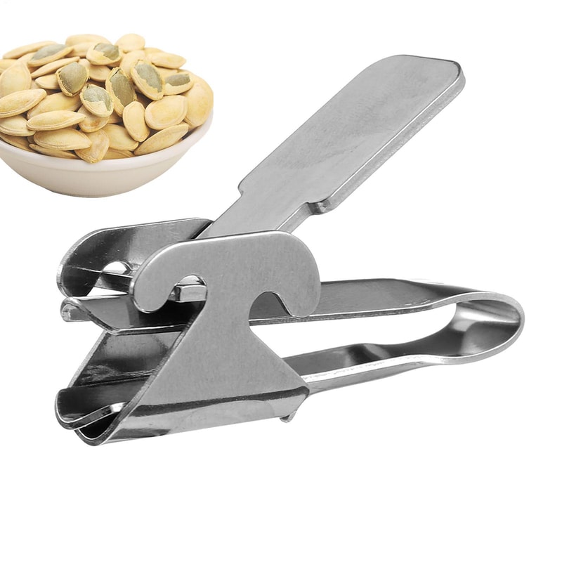 Stainless Steel Nut Cracker Sunflower Seed Peeler For Pistachios And Mixed Nuts 0
