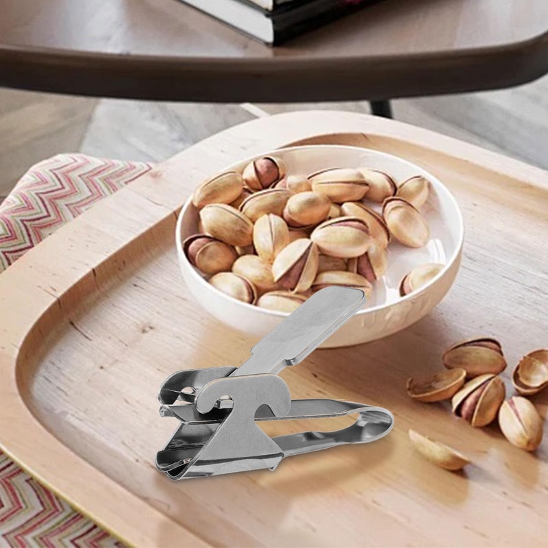 Stainless Steel Nut Cracker Sunflower Seed Peeler For Pistachios And Mixed Nuts 1