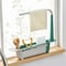 Adjustable Sink Organizer Basket With Drain Tray And Sponge Holder For Kitchen Storage 2