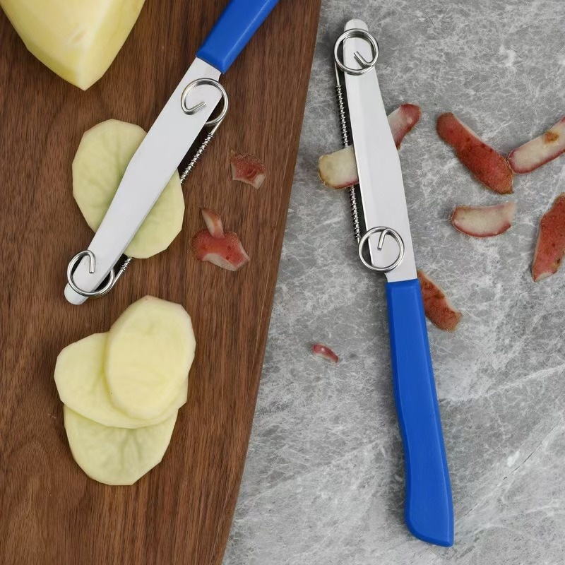 Adjustable Stainless Steel Vegetable Peeler Potato Slicer Tool 0