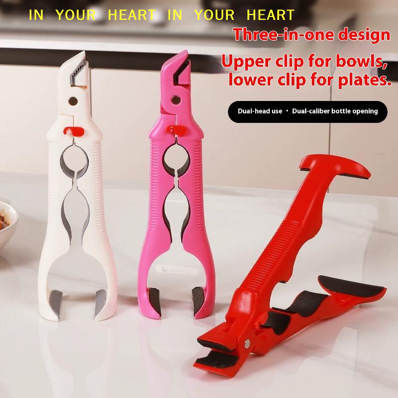 SafeGrip Silicone Bowl Holder Clip for Hot Plates, Pots & Dishes