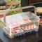 FreshLock Portable Picnic Food Storage Container with Drain Tray and Airtight Seal