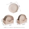 Nordic Snack Bone Tray Set Modern Fruit And Table Serving Plates 3
