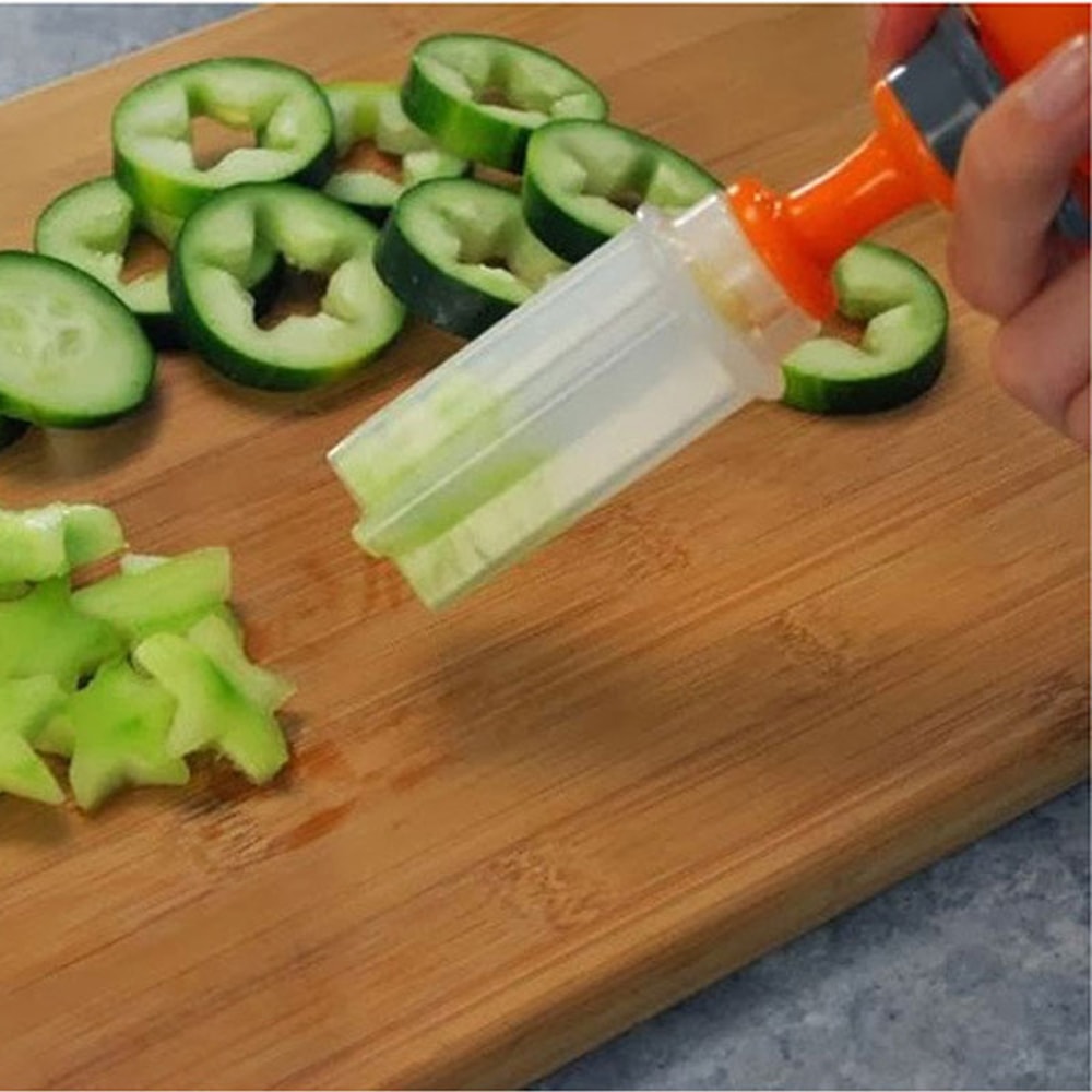 Creative Veggie Shape Cutter Set for Kids Lunches and Cake Decorating