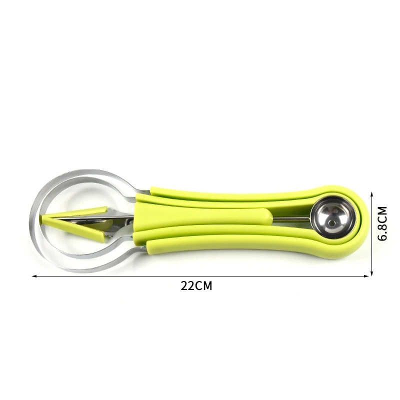 FreshSlice Watermelon Cutter Set With Fruit Baller And Melon Scoop 4
