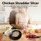 TwistPro Chicken Shredder Tool for Fast Meat Prep & Pulled Pork